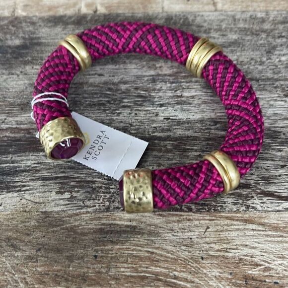 Kendra Scott maya cuff gold orchard mix bracelet - Picture 1 of 4